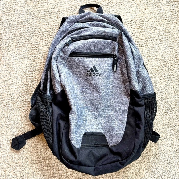 adidas Other - Adidas Gray and Black Backpack